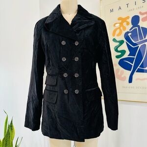 Vintage Willie Wear Velvet Double Breasted Jacket